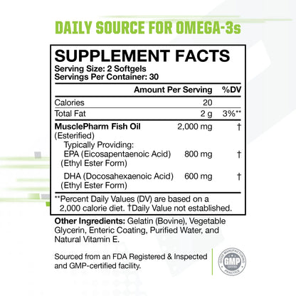 Essentials®, Fish Oil, 60 Softgels (1,000 Mg per Softgel)