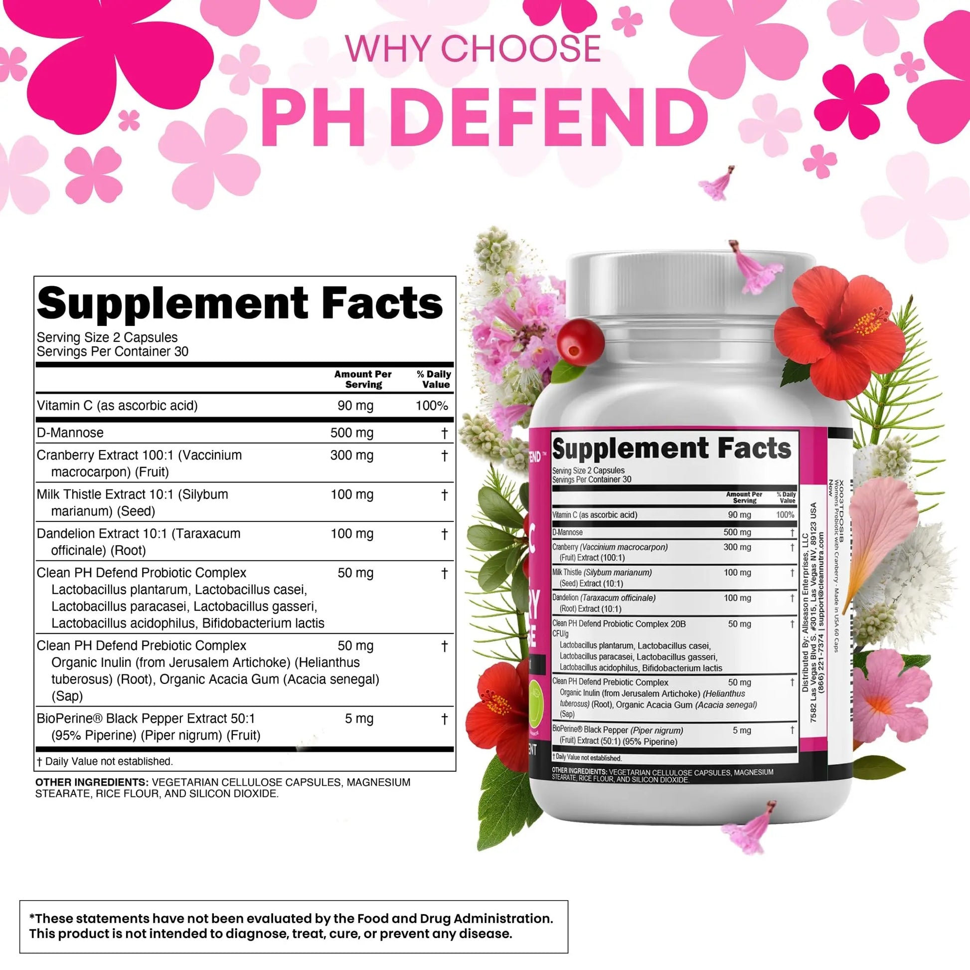 Women'S Vaginal Probiotic + Prebiotics